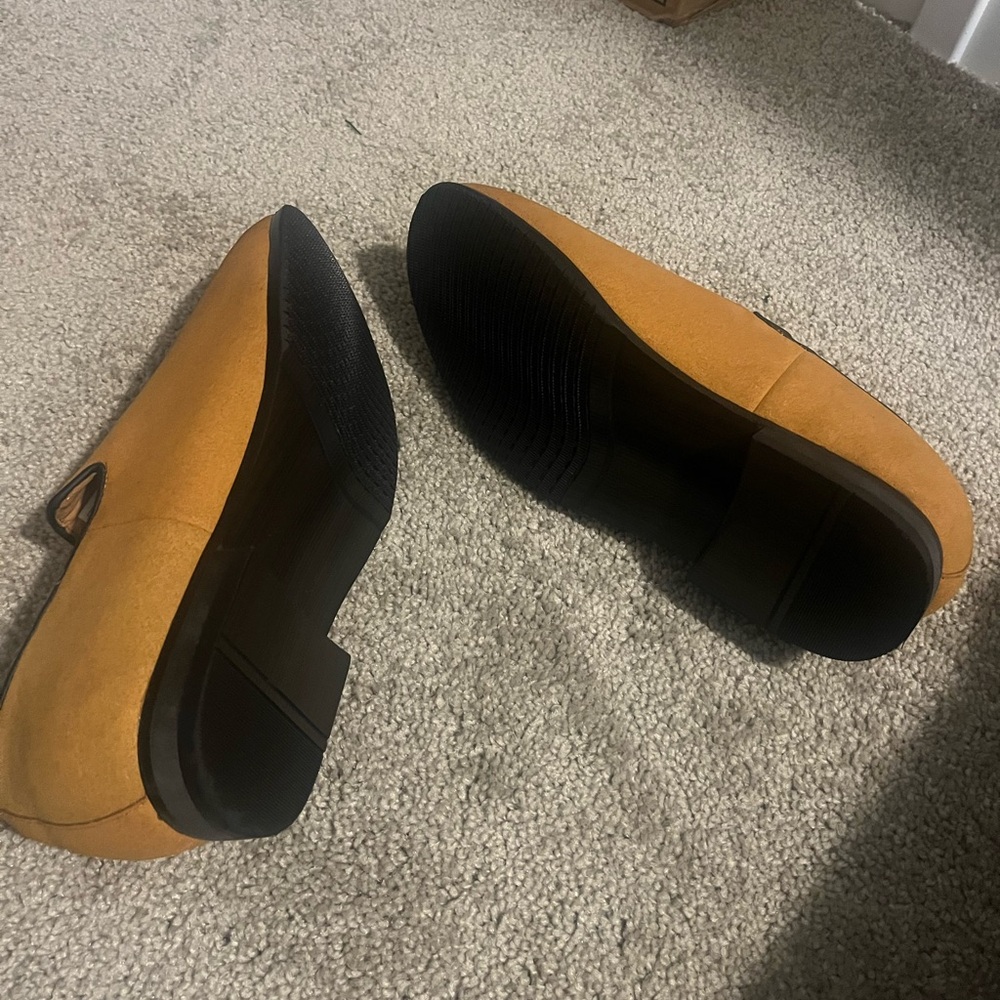 Suede leather loafers